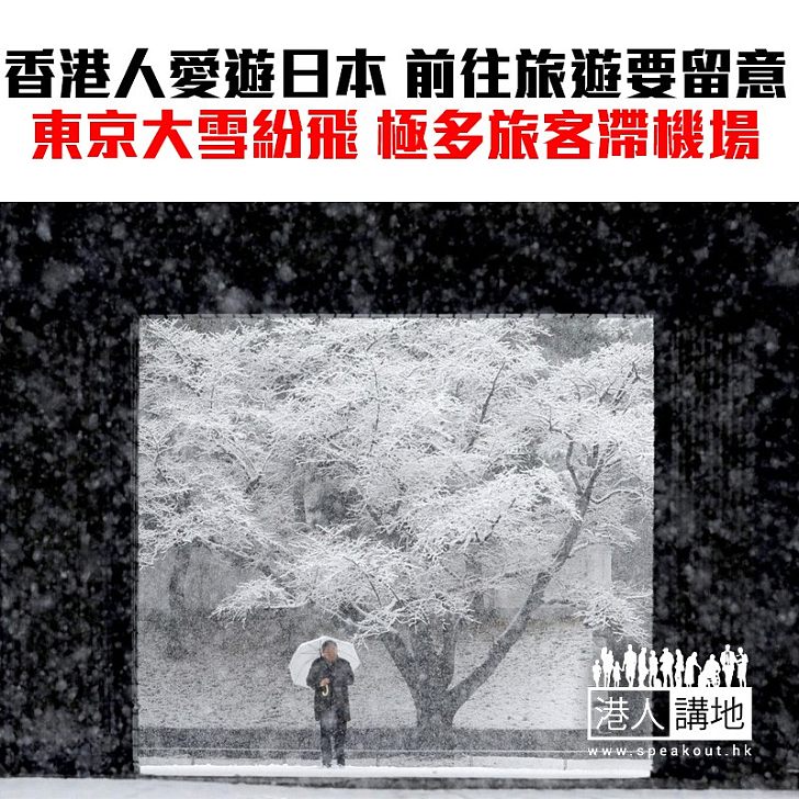 【焦點新聞】旅客注意!東京大雪影響航班 旅客滯留東京機場