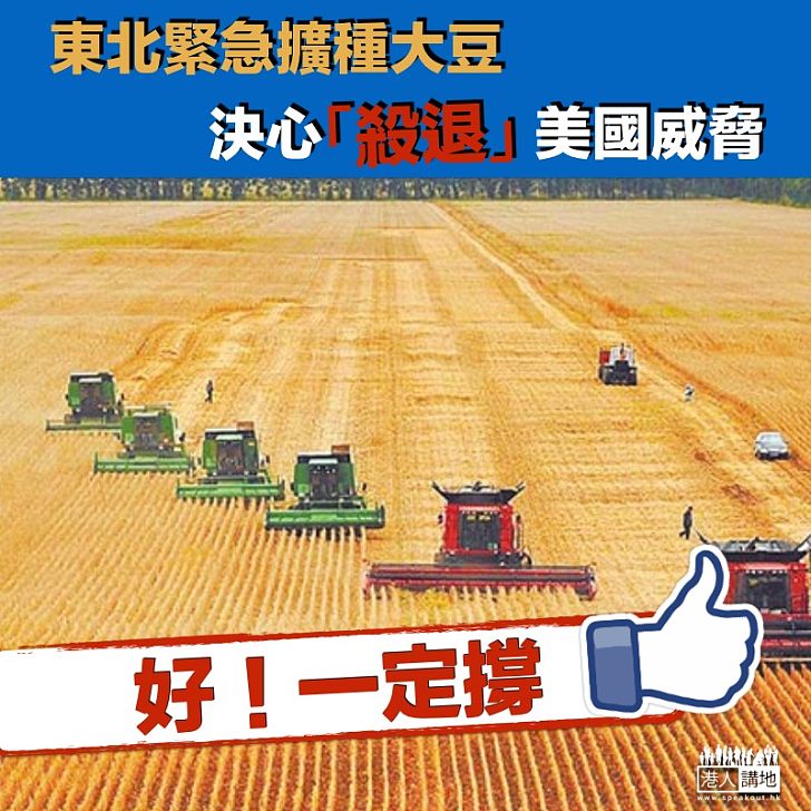【擴種大豆】東北擴種大豆 「殺退」美國威脅