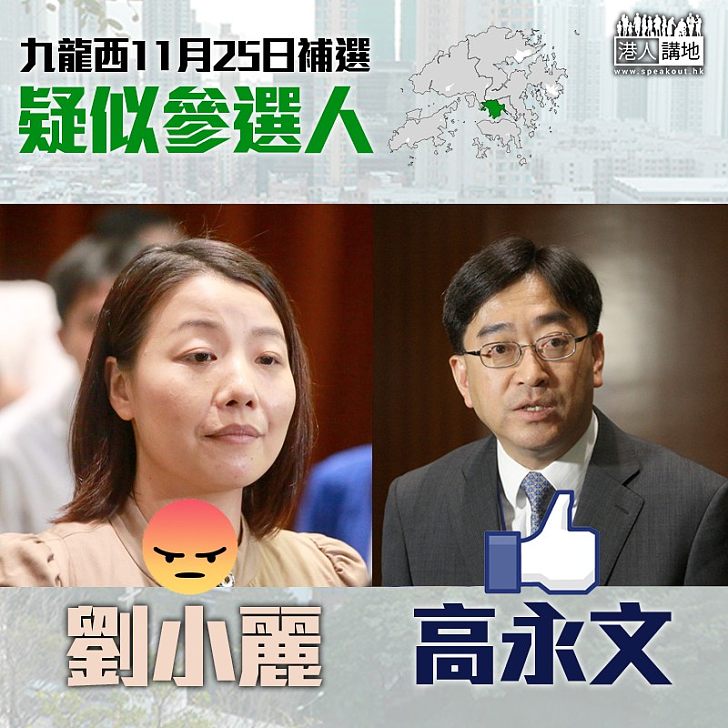 【立法會補選】選管會公布11月25日進行九龍西補選