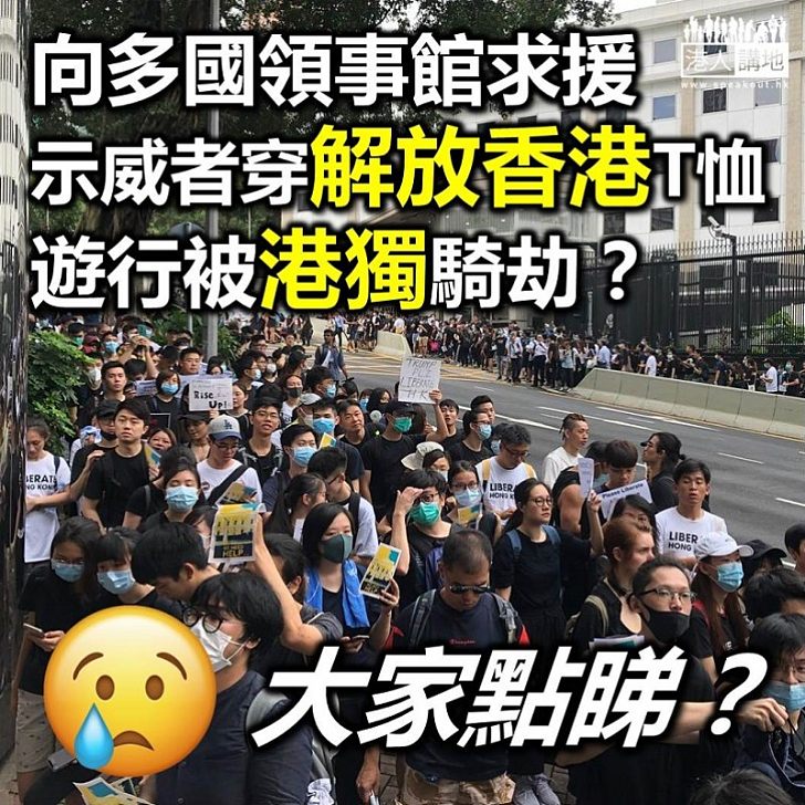 【逃犯條例】網民發起遊行向各國領事館請願