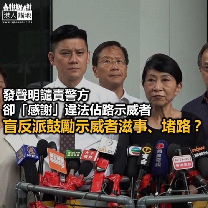 【鐵筆錚錚】盲反派感謝示威者?