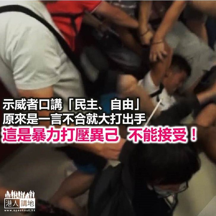 政見不同就暴力滅聲?