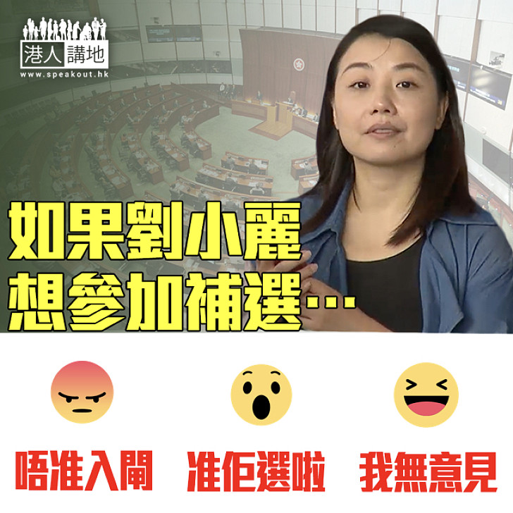 【大家點睇?】如果劉小麗想參加補選…