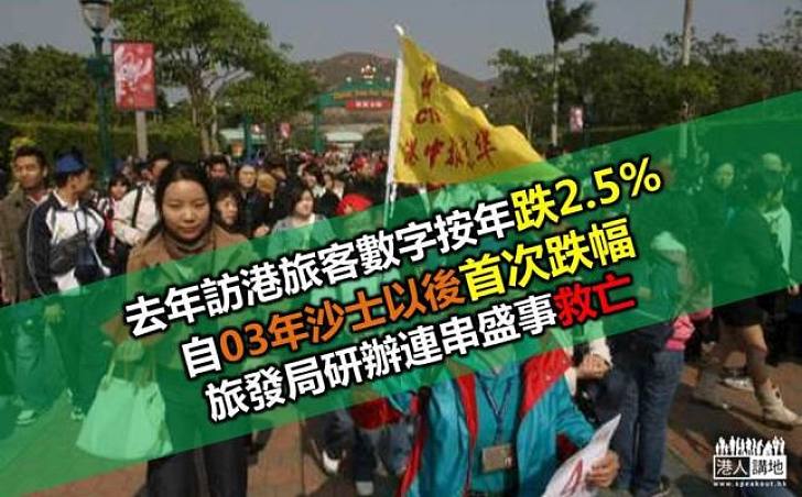 去年旅客跌2.5% 旅發局研辦連串盛事救亡