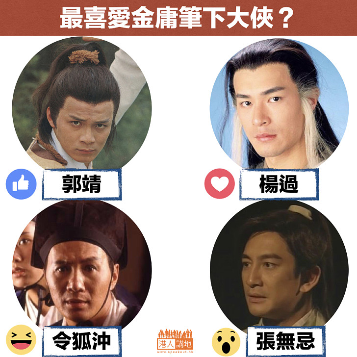 【金庸館開幕】最喜愛金庸筆下大俠？
